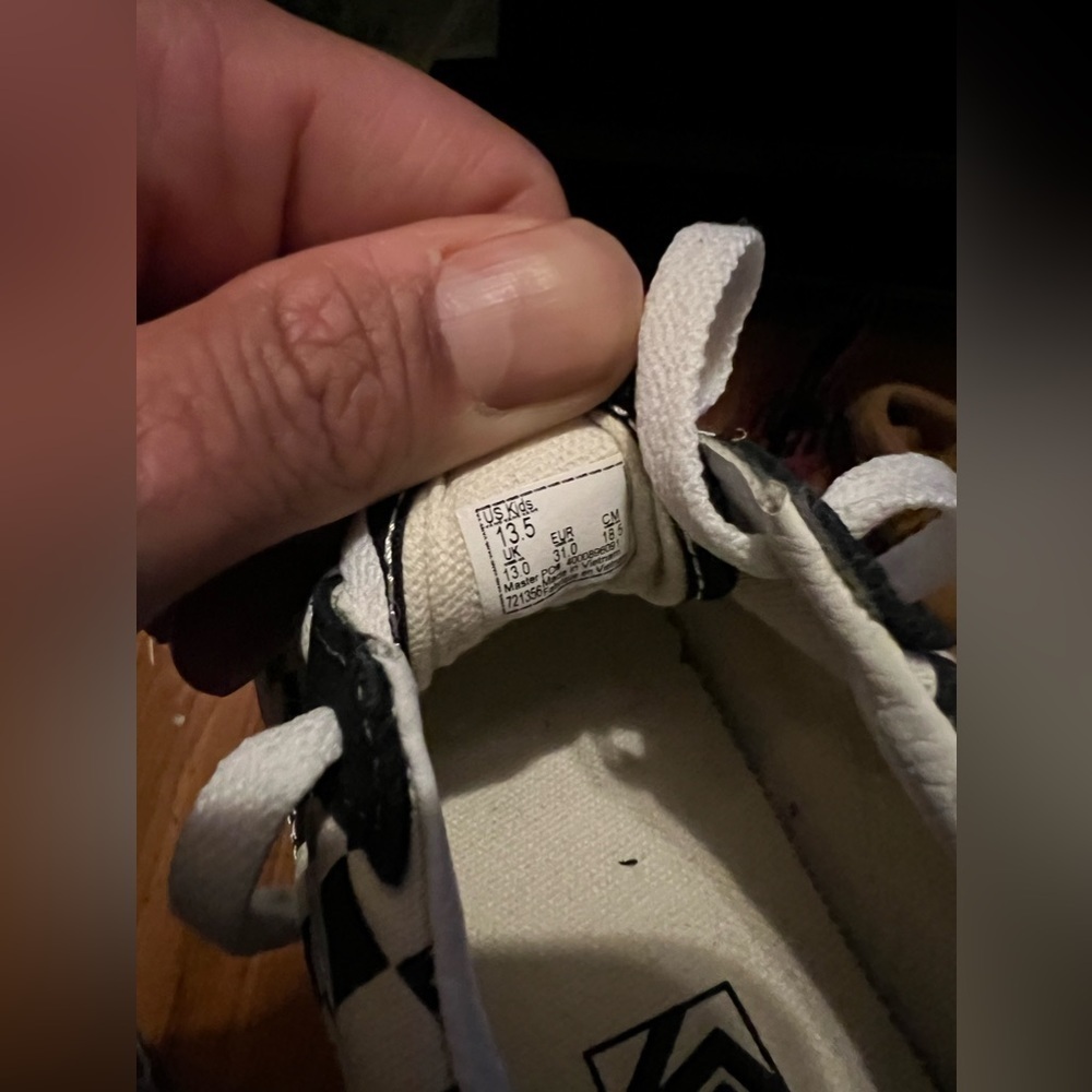 Vans checkerboard 13.5C old skool - Picture 3 of 8